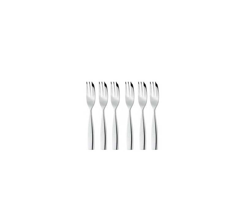 Alessi Dressed Gebaksvork edelstaal 17 cm, per 6