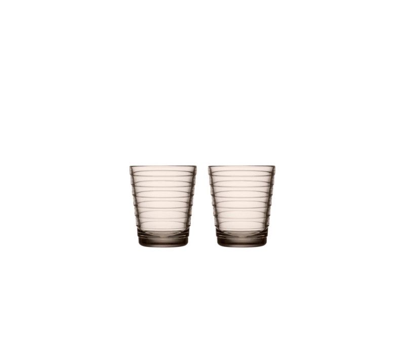 Iittala Aino Aalto Waterglas 0,22 l Linnen, per 2