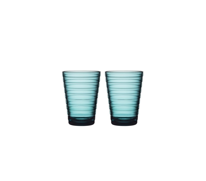 Iittala Aino Aalto Waterglas 0,33 l Zeeblauw, per 2