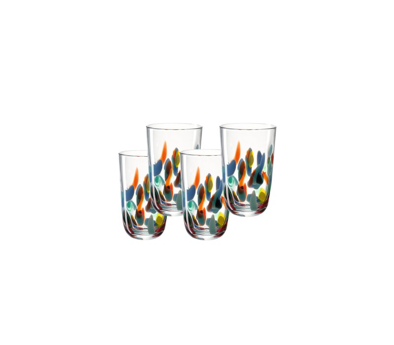 Leonardo Portofino Longdrinkglas 0,43 l multicolour, per 4