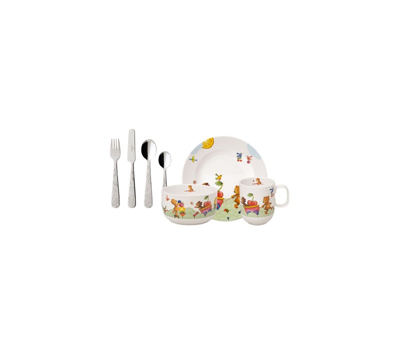 Villeroy & Boch Hungry as a bear Kinderset 7-delig