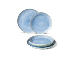 Villeroy & Boch Crafted Blueberry Dinerset 2 persoons, 4 delig thumbnail