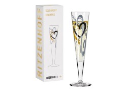 Ritzenhoff Champus Champagneglas Goldnacht 8190 0,2l thumbnail