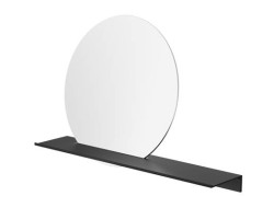 Geesa Planchet met Spiegel 60 cm - Zwart thumbnail