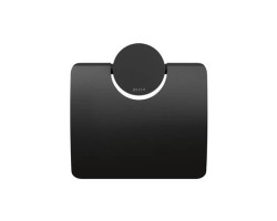Geesa Opal Toiletrolhouder - Met klep - Zwart thumbnail