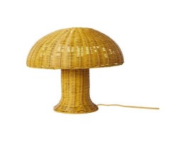 HKliving Rattan Tafellamp - Mustard thumbnail